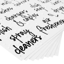 Talented Kitchen 141 Laundry Room Labels For Jars - Preprinted Black Script Stickers For Closet, Bathroom Organization (Water Resistant) -Stationery Sphere Outlet Store GUEST 6eb1916c 8481 4811 9559 cd5a1ae01240