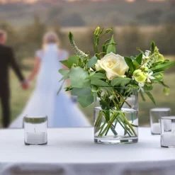 Azar Displays 4", 5", 6" Dia. Deluxe Clear Acrylic Cylinder Bin Set For Counter -Stationery Sphere Outlet Store GUEST 6fe87ca6 984a 4c76 8f8c 261cd328ca4f