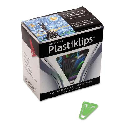 Baumgarten's Plastiklips Paper Clips Large Assorted Colors 364051 2 Baumgarten's Plastiklips Paper Clips Large Assorted Colors 364051 - Image 2