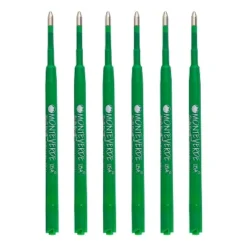 Monteverde Ballpoint Pen Refill Medium Point Green Ink 6 Pack (PR133GN)