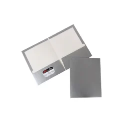 JAM Paper Laminated Two-Pocket Glossy Presentation Folders Silver Bulk 50/Box 385GSIC -Stationery Sphere Outlet Store GUEST 738fd77c c846 4af8 9b5d 6d287dc77418