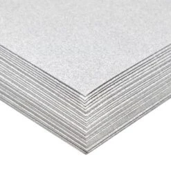 Bright Creations 30 Sheets Double-Sided Silver Glitter Cardstock Paper For DIY Crafts, Card Making, Invitations, 300GSM, 8.5 X 11 In -Stationery Sphere Outlet Store GUEST 744b4a95 00d8 4aea 98d6 a72b5adb4228