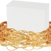 Alliance Latex-Free Rubber Band, No 33, 3-1/2 L X 1/8 W In, 1 Lb Box, Crepe