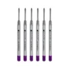 Monteverde Ballpoint Pen Refill Medium Point Purple Ink 6 Pack (P133PL)