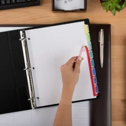 Avery Print & Apply Clear Label Dividers W/Color Tabs 8-Tab Letter 25 Sets 11993 -Stationery Sphere Outlet Store GUEST 7860c239 355a 4340 b6e6 c44704f1c355