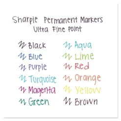 Sharpie Permanent Markers Ultra Fine Point Black Dozen 37001 -Stationery Sphere Outlet Store GUEST 7b5a1dce 040a 4b93 b107 c7d9baafc9f1