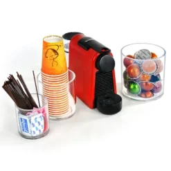 Azar Displays 4", 5", 6" Dia. Deluxe Clear Acrylic Cylinder Bin Set For Counter -Stationery Sphere Outlet Store GUEST 7c5e9f3d f48a 46b4 aeb4 102f28fe1c97