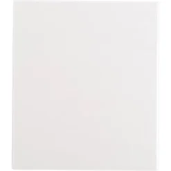 6pk 0.5" D Ring Binder White - Up & Up™