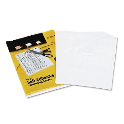 Avery Clear Self-Adhesive Laminating Sheets 3 Mil 9 X 12 10/Pack 73603 2 Avery Clear Self-Adhesive Laminating Sheets 3 Mil 9 X 12 10/Pack 73603 - Image 2