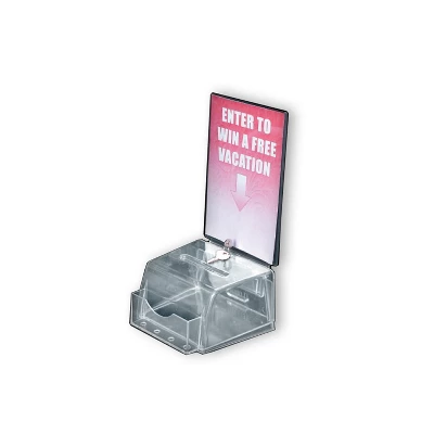 Azar Displays Molded Suggestion Box With Pocket Lock And Key S 206008 2 Azar Displays Molded Suggestion Box With Pocket Lock And Key S 206008 - Image 2