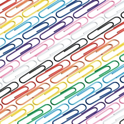 JAM Paper 2" 10pk Colorful Jumbo Paper Clips - Large - Multicolor 1 JAM Paper 2" 10pk Colorful Jumbo Paper Clips - Large - Multicolor