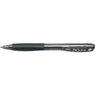 BIC BU3 Retractable Ballpoint Pens Medium Point Black Ink 924252 1 BIC BU3 Retractable Ballpoint Pens Medium Point Black Ink 924252