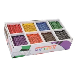 Kaplan Early Learning Standard Crayons Class Pack - 800 Per Box
