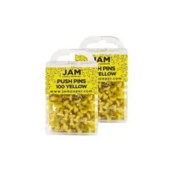 JAM Paper Colored Pushpins Red Push Pins 2 Packs Of 100 2242955A -Stationery Sphere Outlet Store GUEST 84129916 a641 4179 a26c f401ad492bfe