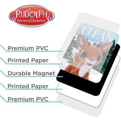 NMR Distribution Rudolph The Red-Nosed Reindeer Double Sided Dishwasher Magnet 1 NMR Distribution Rudolph The Red-Nosed Reindeer Double Sided Dishwasher Magnet