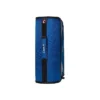Case It King Sized Zip Tab 4" 3-Ring Zipper Binders D-Ring Blue (D-186 BLU) D-186-MBLU