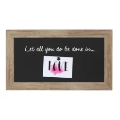 23.25" X 13.25" Beatrice Framed Magnetic Chalkboard Rustic Brown - DesignOvation -Stationery Sphere Outlet Store GUEST 8a3f8ff7 bb50 4480 bd96 72c67f466c50