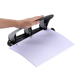 EZ Squeeze Hole Punch 40 Sheet Capacity Silver And Black - Bostitch -Stationery Sphere Outlet Store GUEST 8b21d262 472f 4b23 98eb ed216494f60d