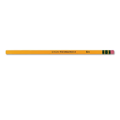 Ticonderoga Woodcase Pencil HB #2 Yellow Barrel 96/Pack 13872 2 Ticonderoga Woodcase Pencil HB #2 Yellow Barrel 96/Pack 13872 - Image 2