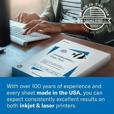 Hammermill Premium Laser Print 11" X 17" Multipurpose Paper 24 Lbs. 98 Brightness 500/Ream (104620) 6 Hammermill Premium Laser Print 11" X 17" Multipurpose Paper 24 Lbs. 98 Brightness 500/Ream (104620) - Image 6