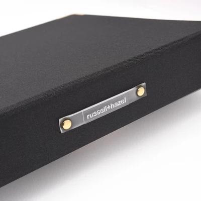 1.5" Signature Round Ring Binder Bookcloth Onyx - Russell+hazel 3 1.5" Signature Round Ring Binder Bookcloth Onyx - Russell+hazel - Image 3