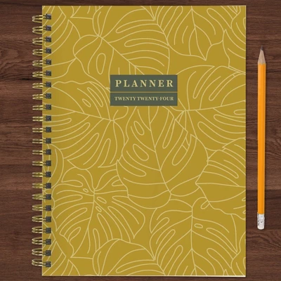 TF Publishing 2024 Weekly/Monthly Planner 8"x6.5" Golden Foliage 5 TF Publishing 2024 Weekly/Monthly Planner 8"x6.5" Golden Foliage - Image 5