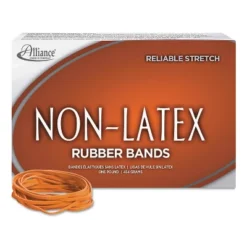 Alliance® Alliance Non-Latex Rubber Bands Sz. 33 Orange 3 1/2 X 1/8 850 Bands/1lb Box 37336