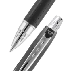 Uni-ball Uni Jetstream RT Retractable Ballpoint Pen Medium Point 1.0mm Black Ink Dozen (73832)
