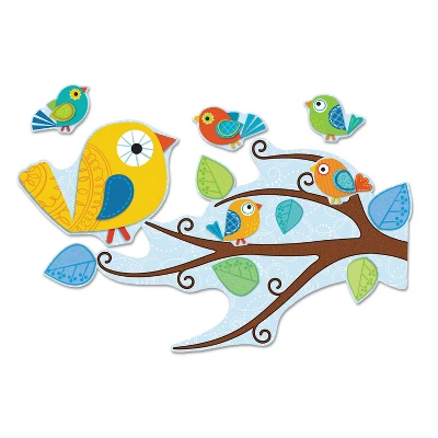 CARSON-DELLOSA Boho Birds Bulletin Board Set 81 Pieces/Kit 110202 1 CARSON-DELLOSA Boho Birds Bulletin Board Set 81 Pieces/Kit 110202