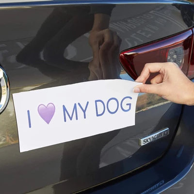 Bright Creations 12-Pack White Blank Magnetic Car Sign Label, Non-Adhesive Magnetic Sheets (12 X 4 In) 3 Bright Creations 12-Pack White Blank Magnetic Car Sign Label, Non-Adhesive Magnetic Sheets (12 X 4 In) - Image 3