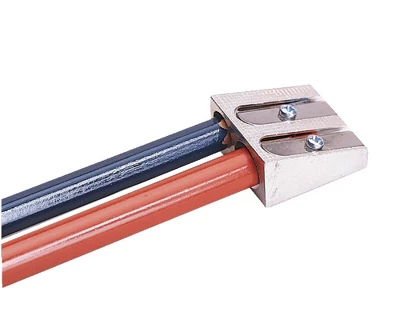 School Smart 2-Hole Handheld Pencil Sharpeners, Silver, Pack Of 12 1 School Smart 2-Hole Handheld Pencil Sharpeners, Silver, Pack Of 12