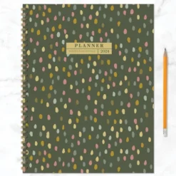 TF Publishing 2024 Weekly/Monthly Planner 11"x9" Rain Drops -Stationery Sphere Outlet Store GUEST 925c7c95 8713 423d afea 47259dfef2b4