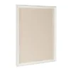 23" X 29" Macon Framed Linen Fabric Pinboard White - Kate And Laurel