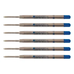 Monteverde Monteverde Ballpoint Pen Refill Broad Point Blue Ink 6 Pack (P443BU)