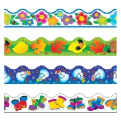 Trend Terrific Trimmers Pre-cut Reusable Four Seasons 156' Multi 92914 5 Trend Terrific Trimmers Pre-cut Reusable Four Seasons 156' Multi 92914 -Stationery Sphere Outlet Store GUEST 95ae0dc2 49a8 4f7d b4ef 4b17261ba819