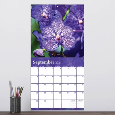 TF Publishing 2024 Wall Calendar 12"x12" Flowers 2 TF Publishing 2024 Wall Calendar 12"x12" Flowers - Image 2