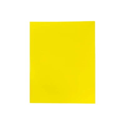 JAM Paper Pop 2-Pocket School Folder Yellow 96/Pack (382EYEB) 4 JAM Paper Pop 2-Pocket School Folder Yellow 96/Pack (382EYEB) - Image 4