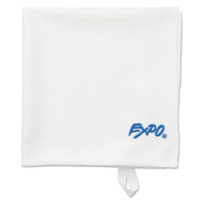 EXPO Microfiber Cleaning Cloth 12 X 12 White 1752313 1 EXPO Microfiber Cleaning Cloth 12 X 12 White 1752313
