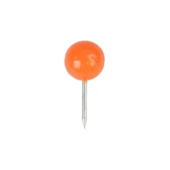 JAM PAPER Round Head Push Pins Orange 100/Pack (346RTOR) -Stationery Sphere Outlet Store GUEST 98da83f3 630e 4972 930a 2e854366292d