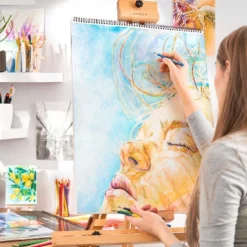 Arteza Spiral Paper Pad For Drawing Or Sketching, 18x24" , 30 Sheets -Stationery Sphere Outlet Store GUEST 9a4c0f67 ab71 437a b3e9 679143e27040