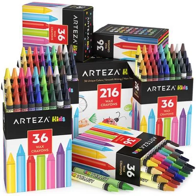 Arteza Kids Wax Crayons, 36 Pieces Each - 6 Pack 3 Arteza Kids Wax Crayons, 36 Pieces Each - 6 Pack - Image 3
