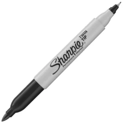 Sharpie Twin Tip Permanent Marker Fine/Ultra Fine Point 4/PK Ast 32175PP