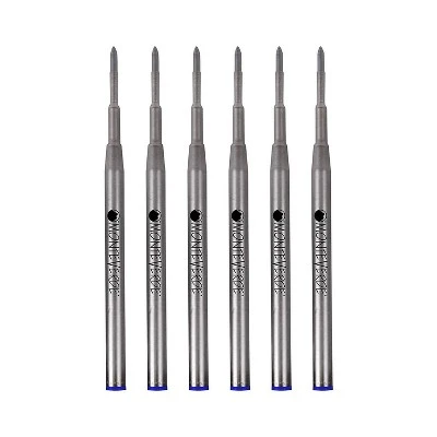 Monteverde Ballpoint Pen Refill Fine Point Blue Ink 6 Pack (M423BU) 1 Monteverde Ballpoint Pen Refill Fine Point Blue Ink 6 Pack (M423BU)