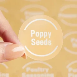 Talented Kitchen 144 Spice Labels Stickers + Pantry Labels, Clear Spice Jar Labels Preprinted For Spice Jar Lids, Water Resistant, Round 1.5 In -Stationery Sphere Outlet Store GUEST a2323874 d00f 45ec b359 1c2e36fd9078