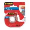 Scotch Removable Poster Tape With Dispenser, 3/4" X 150", Clear, Pack Of 3