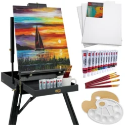 Best Choice Products French Easel, 32pc Beginners Kit Portable Wooden Adjustable Tripod W/ Paint Supplies 17 Best Choice Products French Easel, 32pc Beginners Kit Portable Wooden Adjustable Tripod W/ Paint Supplies -Stationery Sphere Outlet Store GUEST a7894205 d1de 40c7 8996 d6923f70df63