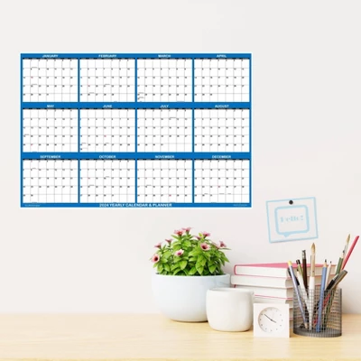 SwiftGlimpse 2024 Yearly Wall Calendar & Planner 48"x72" Navy Blue 1 SwiftGlimpse 2024 Yearly Wall Calendar & Planner 48"x72" Navy Blue