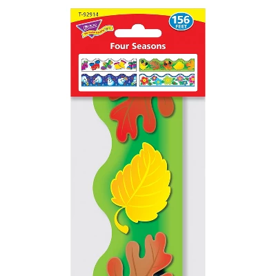 Trend Terrific Trimmers Pre-cut Reusable Four Seasons 156' Multi 92914 2 Trend Terrific Trimmers Pre-cut Reusable Four Seasons 156' Multi 92914 - Image 2