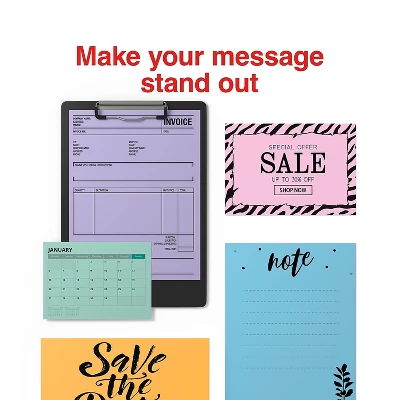 Staples Pastel Colored Copy Paper 8 1/2" X 11" Cream 500/Ream (14789) 5 Staples Pastel Colored Copy Paper 8 1/2" X 11" Cream 500/Ream (14789) - Image 5