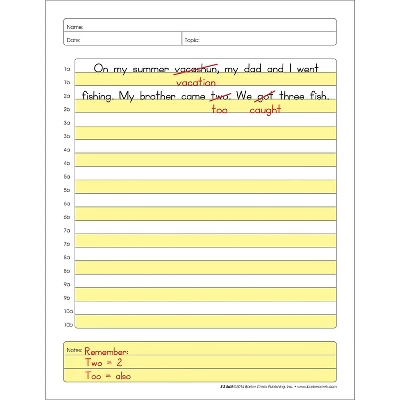 Barker Creek E-Z Edit Paper Packet 5+ Age BC5502 3 Barker Creek E-Z Edit Paper Packet 5+ Age BC5502 - Image 3